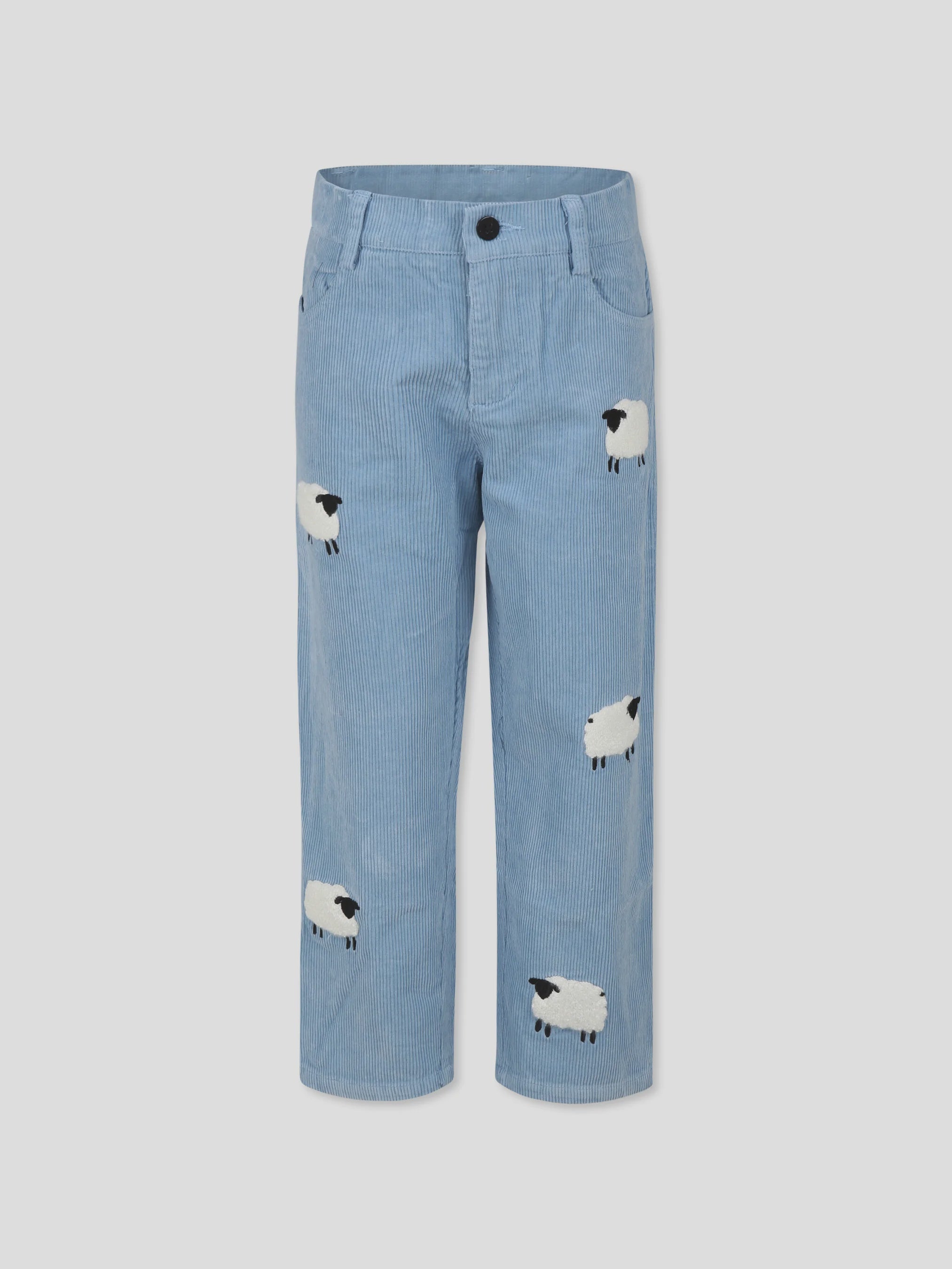 Stella McCartney Sky Blue Pants with Sheep