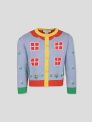 Stella McCartney Girls Light Blue Cardigan