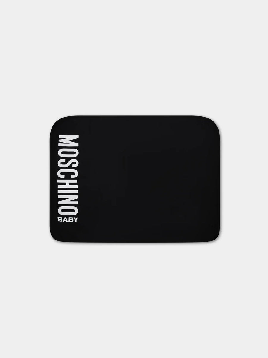 Moschino Diaper Bag with Changing Mat and Teddy Bear Logo