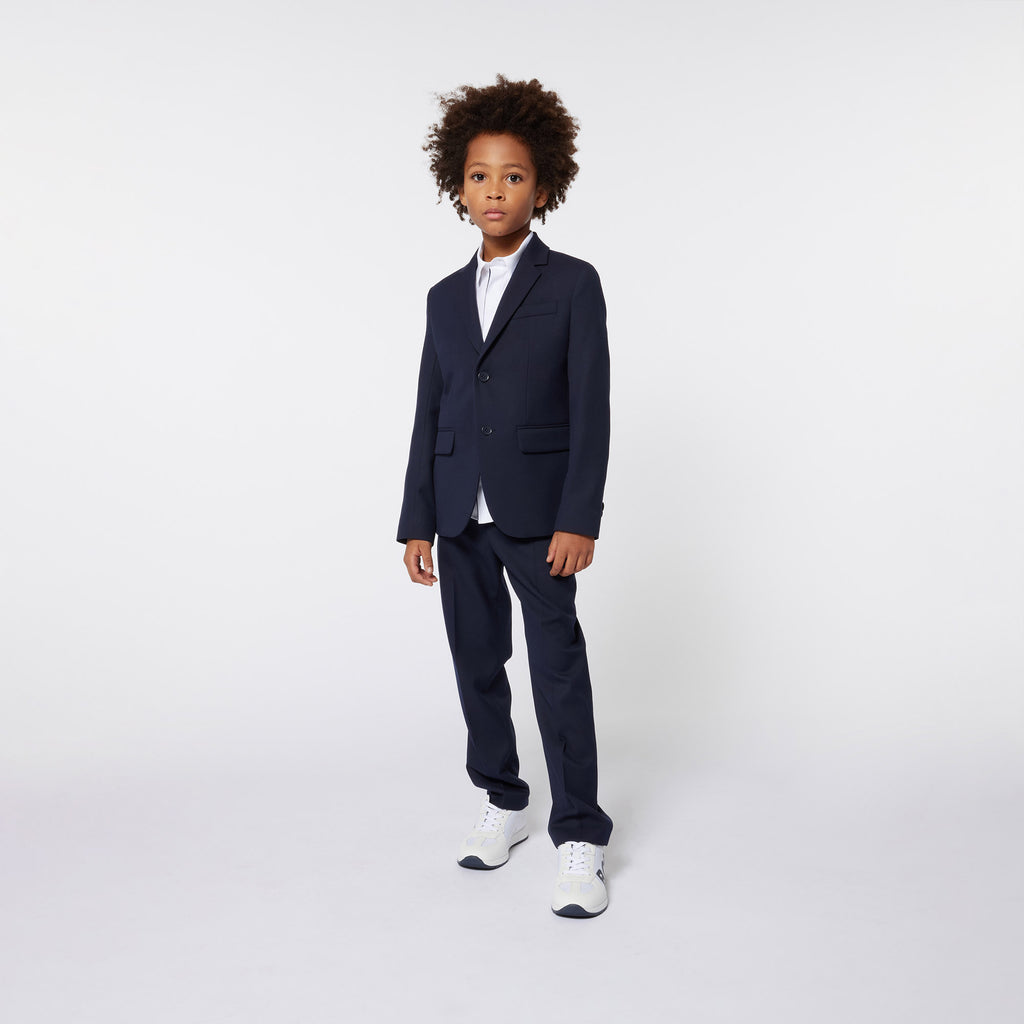 Boss Boys Navy Blue Twill Suit – Enfance Baby & Kids