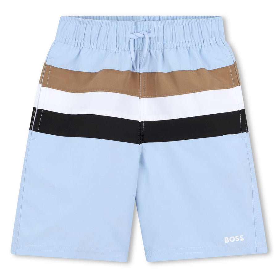 Boss Boys Mini Me Logo Swim Shorts