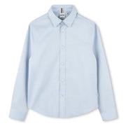 Boss Boys Blue Oxford Cotton Shirt