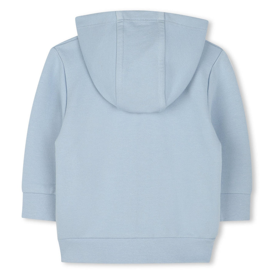 Boss Baby Persian Blue Zip Up Logo Hoodie
