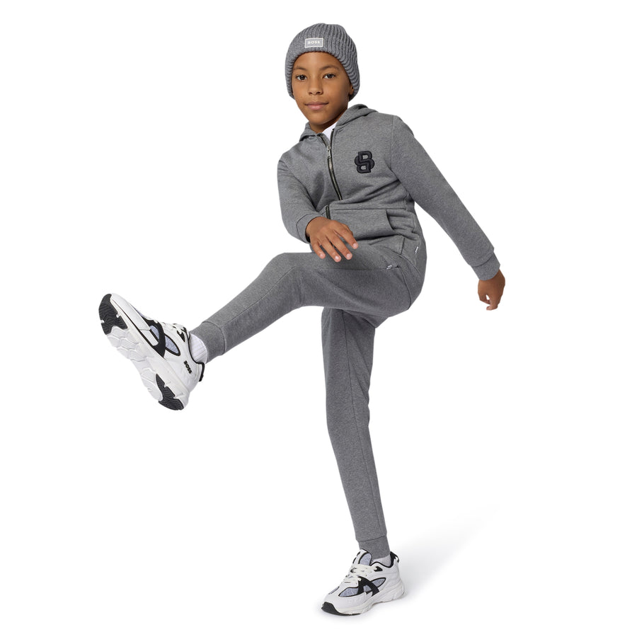 Boss Boys  Heater Grey Jogging Bottoms
