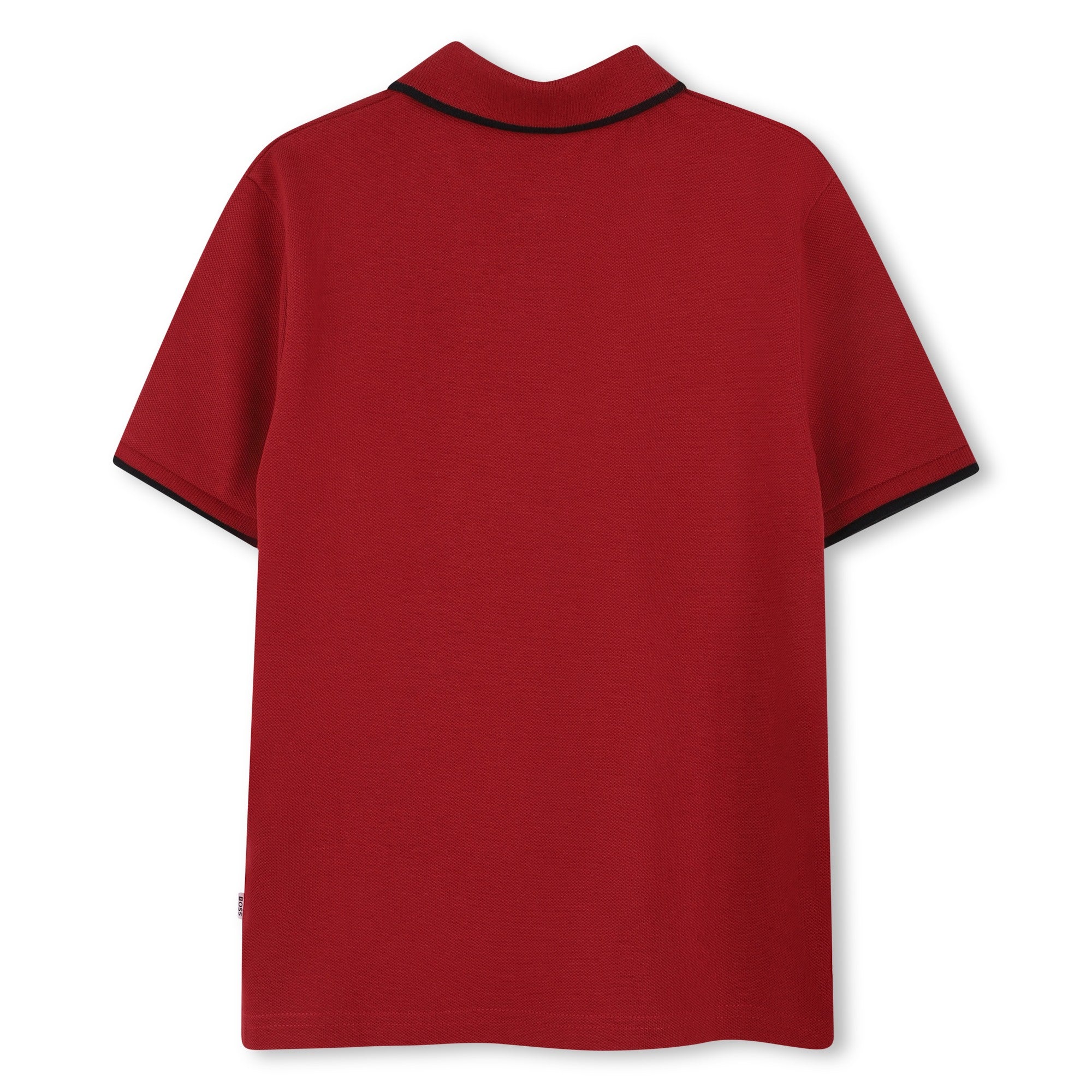 Boss Dark Red SS Solid Color Polo