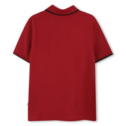 Boss Dark Red SS Solid Color Polo