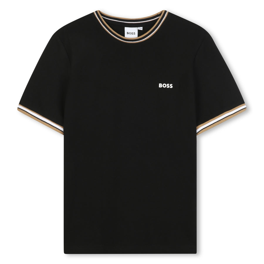 Boss Mini Me Black Contract Necklace SS Tee