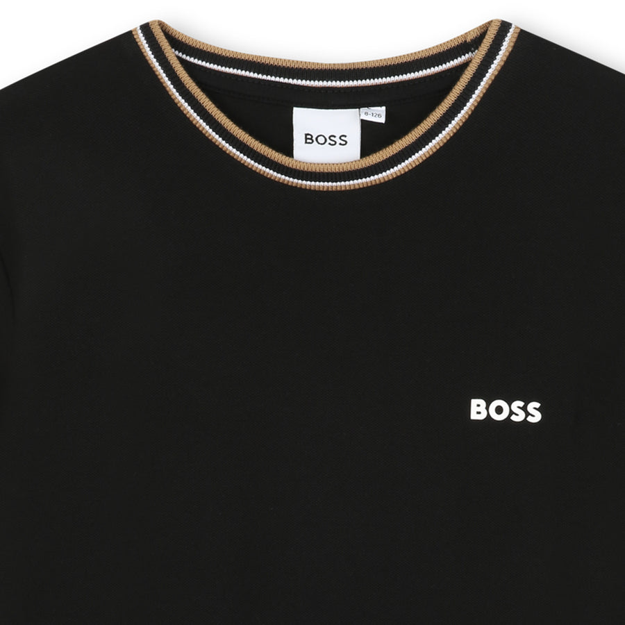 Boss Mini Me Black Contract Necklace SS Tee