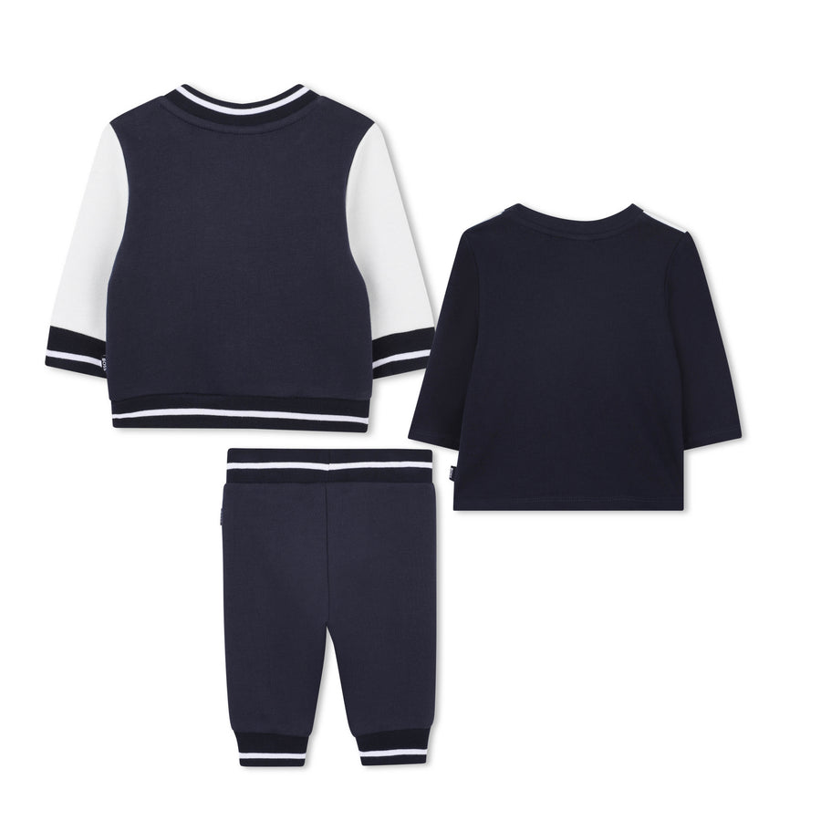 Boss Baby Boys Navy Blue 3pc Tracksuit set