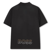 Boss Cotton Pique Polo with Logo on Back
