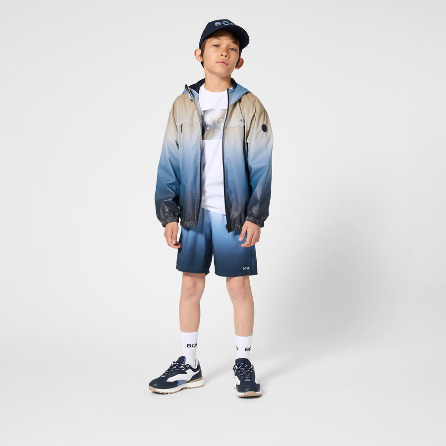 Boss Baby Boys Blue Ombré Swim Shorts