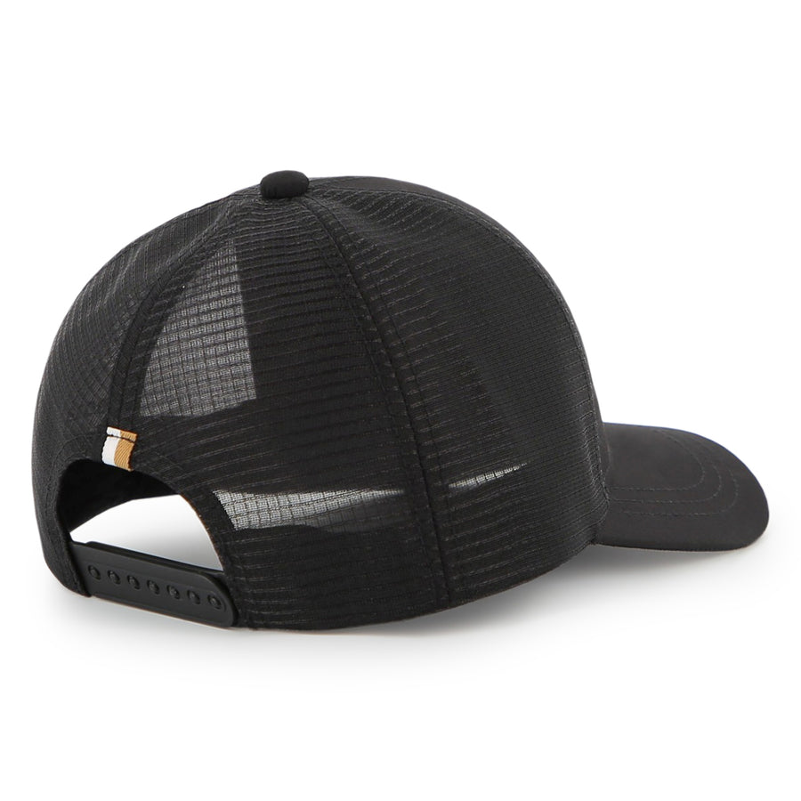 Boss Boys Logo Black Cap