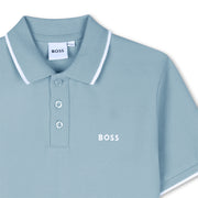 Boss Short Sleeve Polo in Cotton Pique