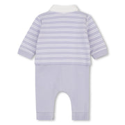 Boss LS Striped 2in1 Coverall with Polo Collar