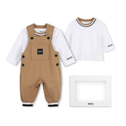 Boss Baby Overalls and LS Tee with Logo Gift Box Set