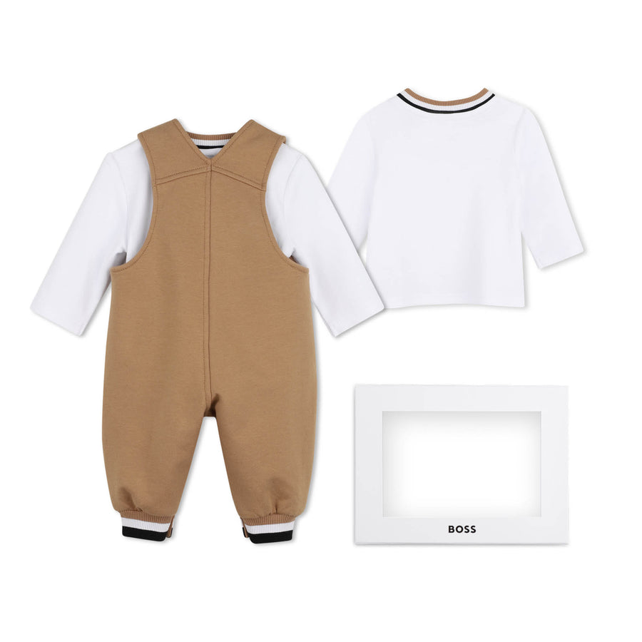 Boss Baby Overalls and LS Tee with Logo Gift Box Set