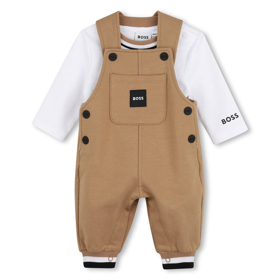 Boss Baby Overalls and LS Tee with Logo Gift Box Set