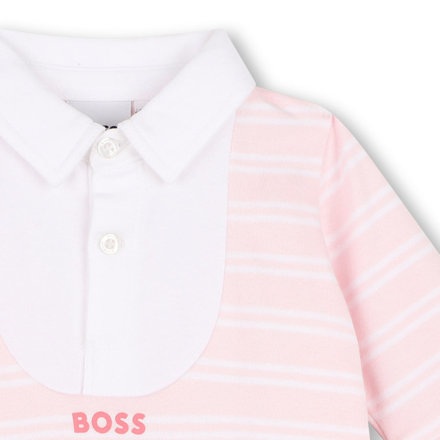 Boss Baby Girl 2in1 Striped polo Dress