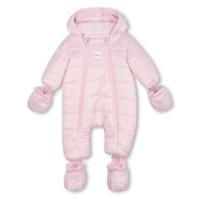 Boss Baby Girl Snowsuit with Detachable Hands and Feet