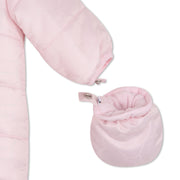 Boss Baby Girl Snowsuit with Detachable Hands and Feet