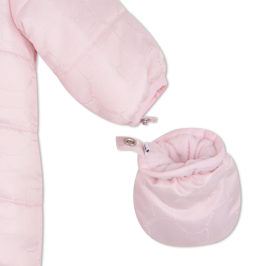 Boss Baby Girl Snowsuit with Detachable Hands and Feet