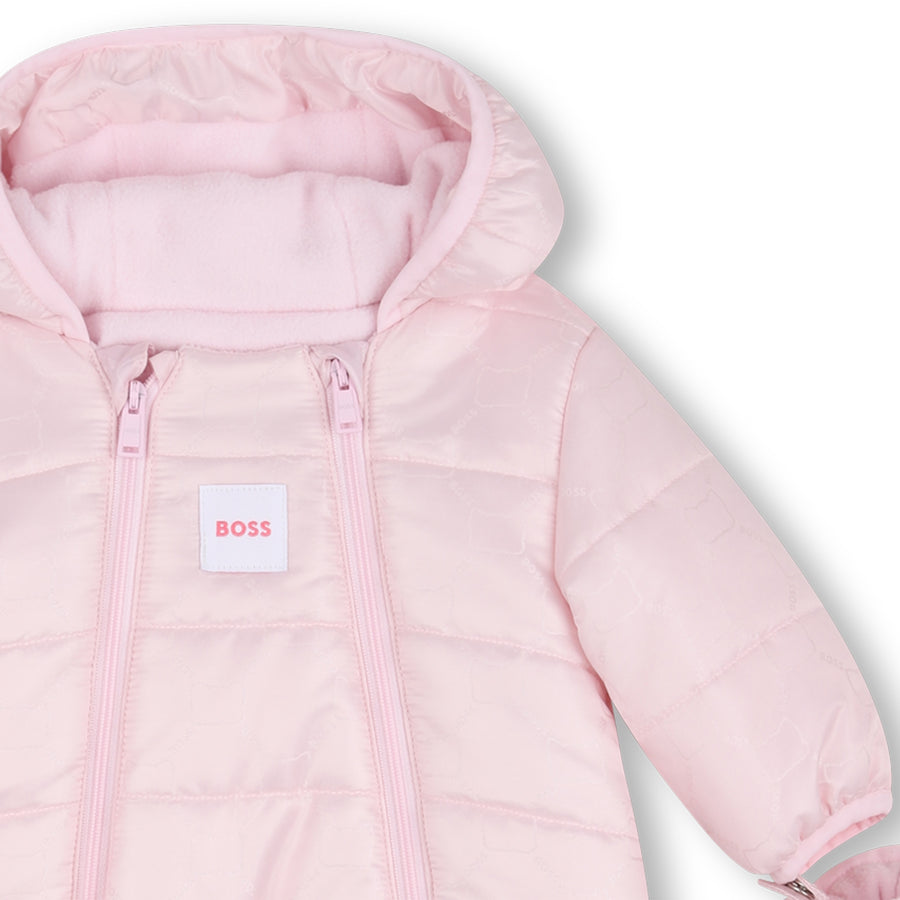 Boss Baby Girl Snowsuit with Detachable Hands and Feet