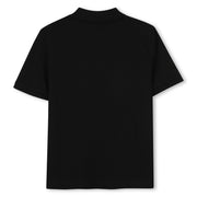 Boss Pique Polo with Stipe Across with Double B
