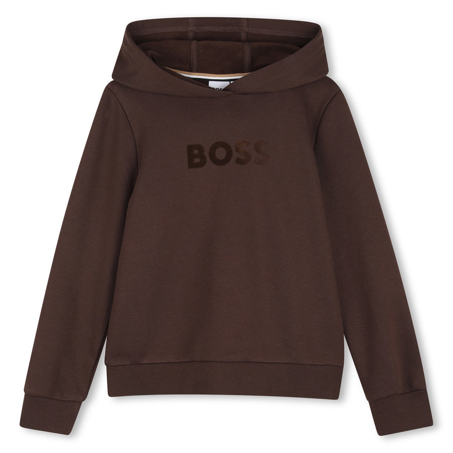 Boss Hoodie with Gradient Boss Flocked Logo