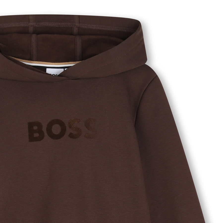 Boss Hoodie with Gradient Boss Flocked Logo