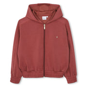 Boss Girls zip Hoodie with Piping