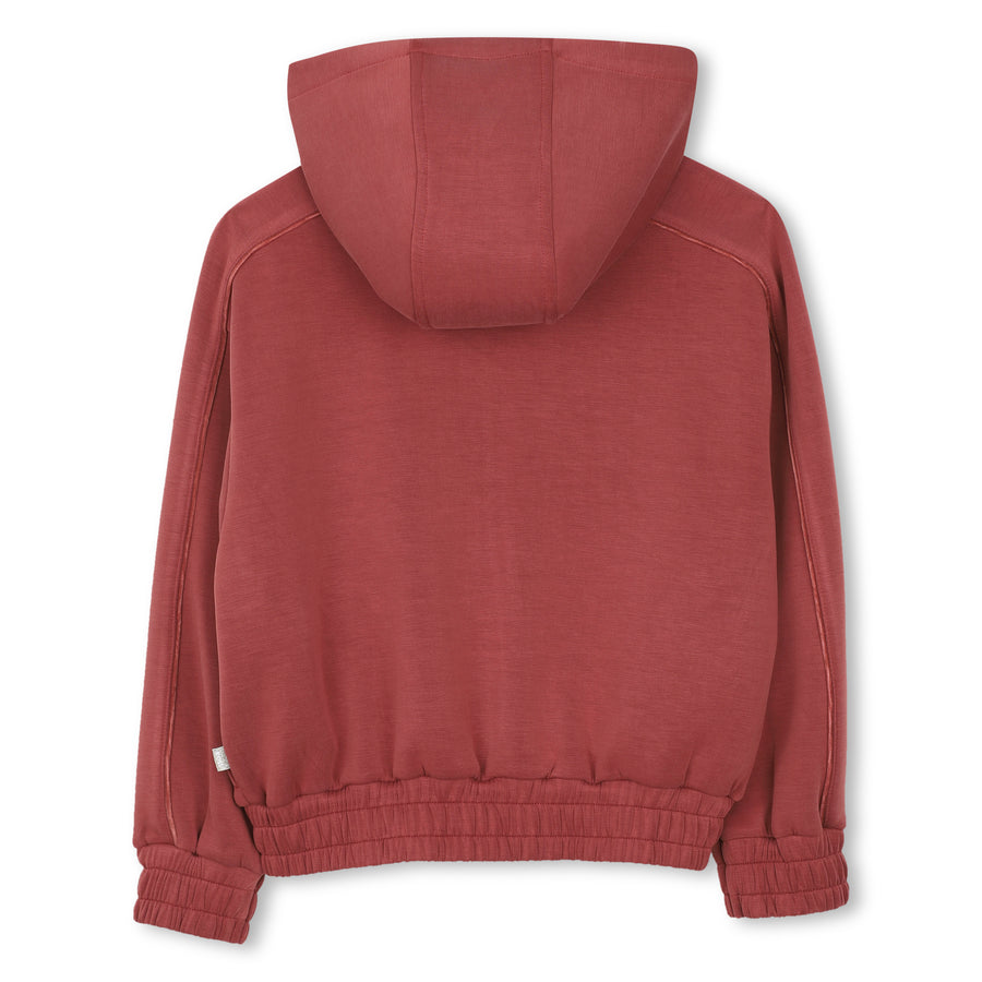 Boss Girls zip Hoodie with Piping