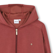Boss Girls zip Hoodie with Piping