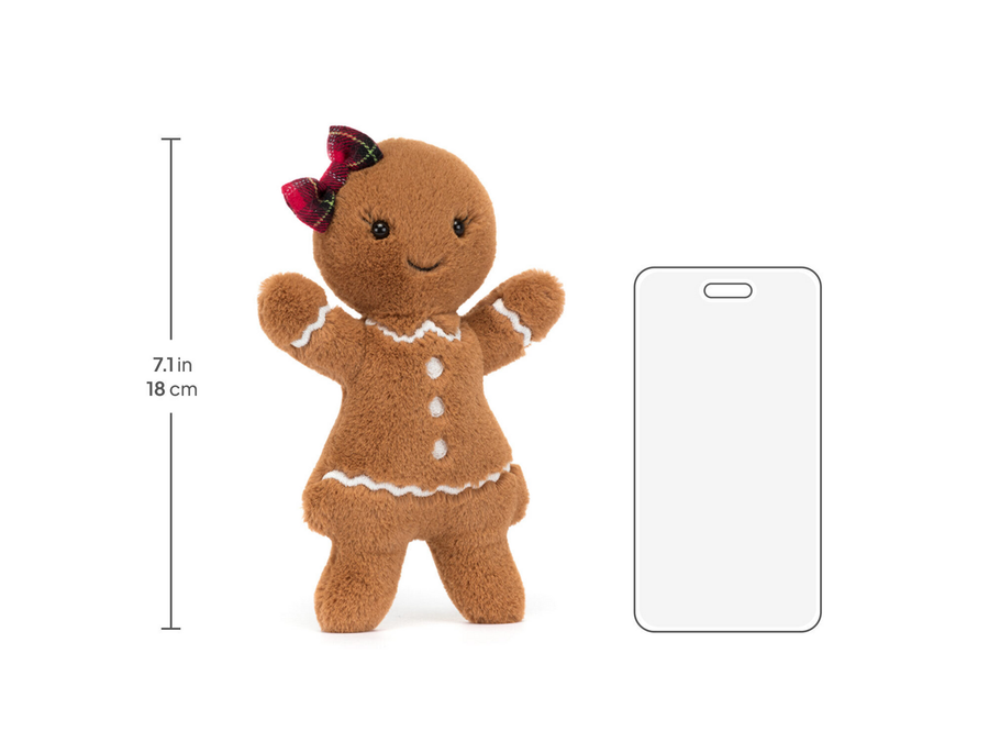 Jellycat Jolly Gingerbread Ruby Original