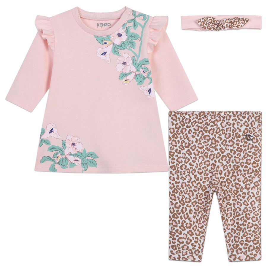 Kenzo Baby Girls Jersey Dress and Leggings Set