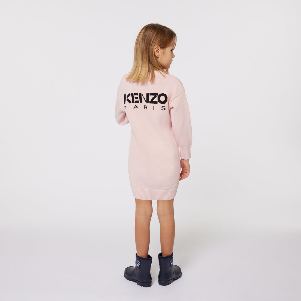 Kenzo Girls Flower Rose Knit Dress – Enfance Baby & Kids