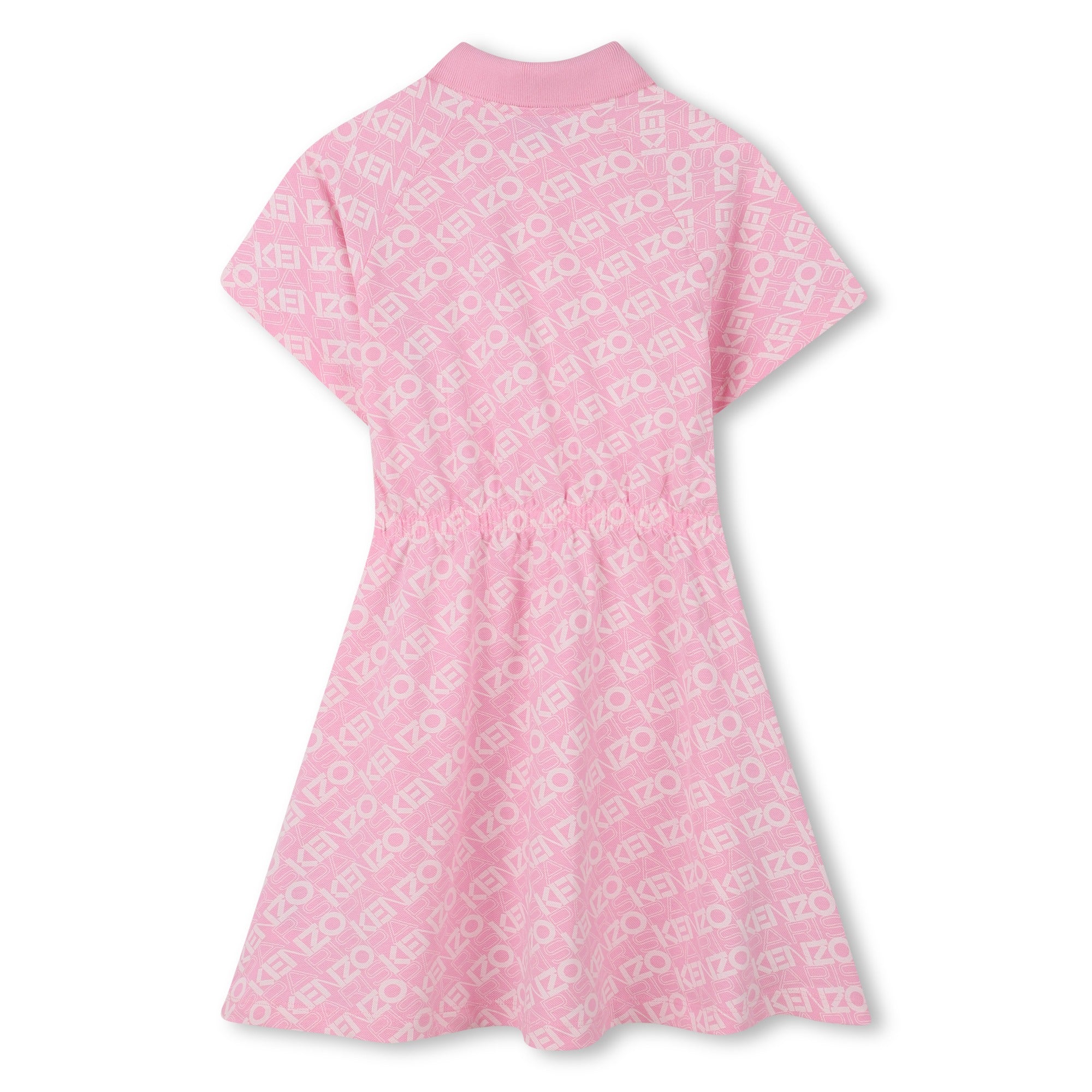 Kenzo Girls All Over Logo Text Dress