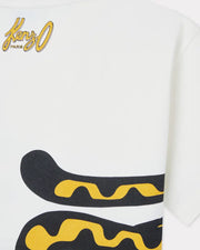 Kenzo Boys Ivory Tiger Logo T-Shirt