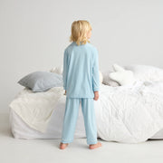 La Mimiland Mi Classic TENCEL Modal Long Sleeve Lounge Set Powder Blue
