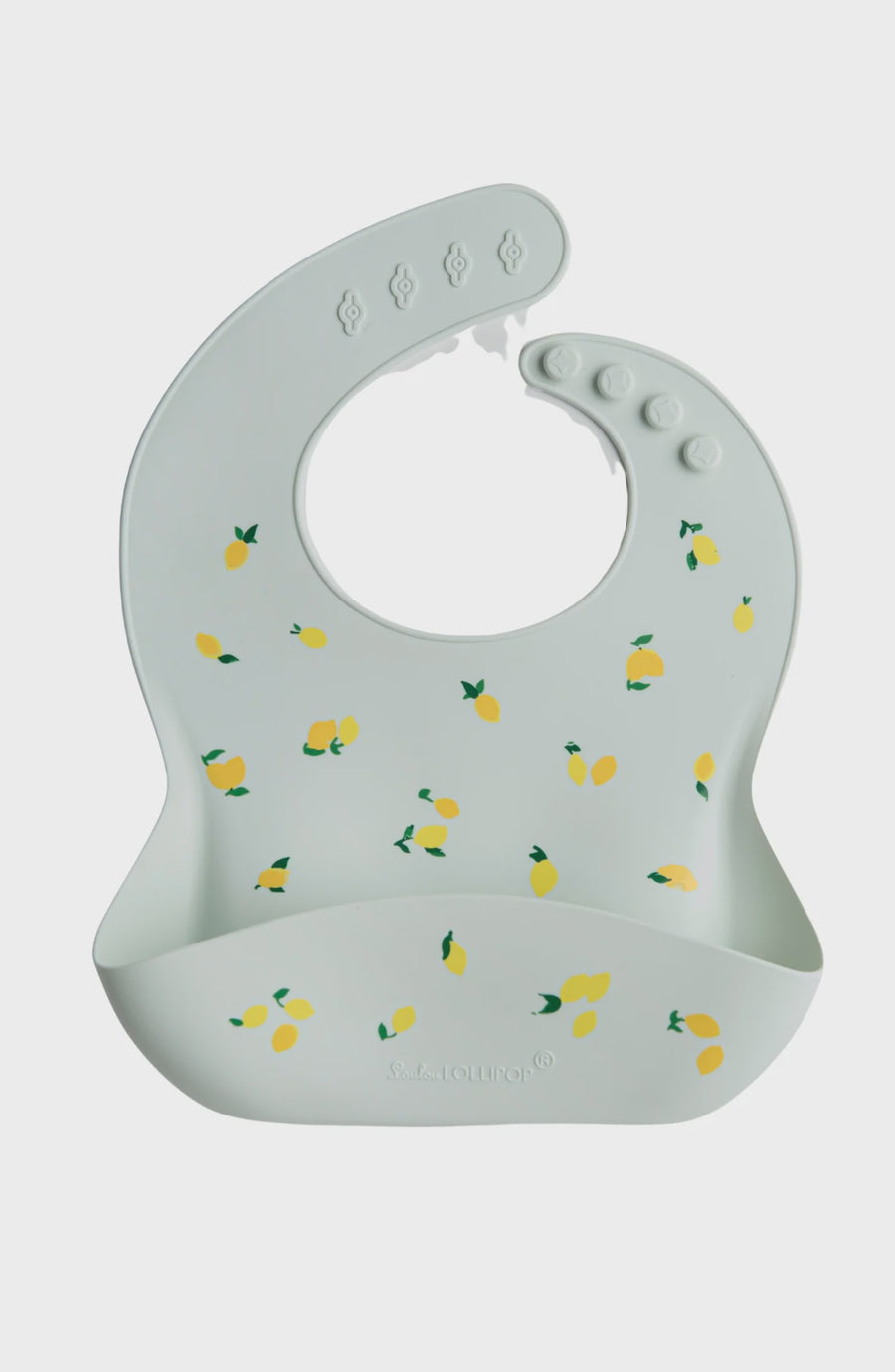 Loulou Lollipop Silicone Bib Lemon