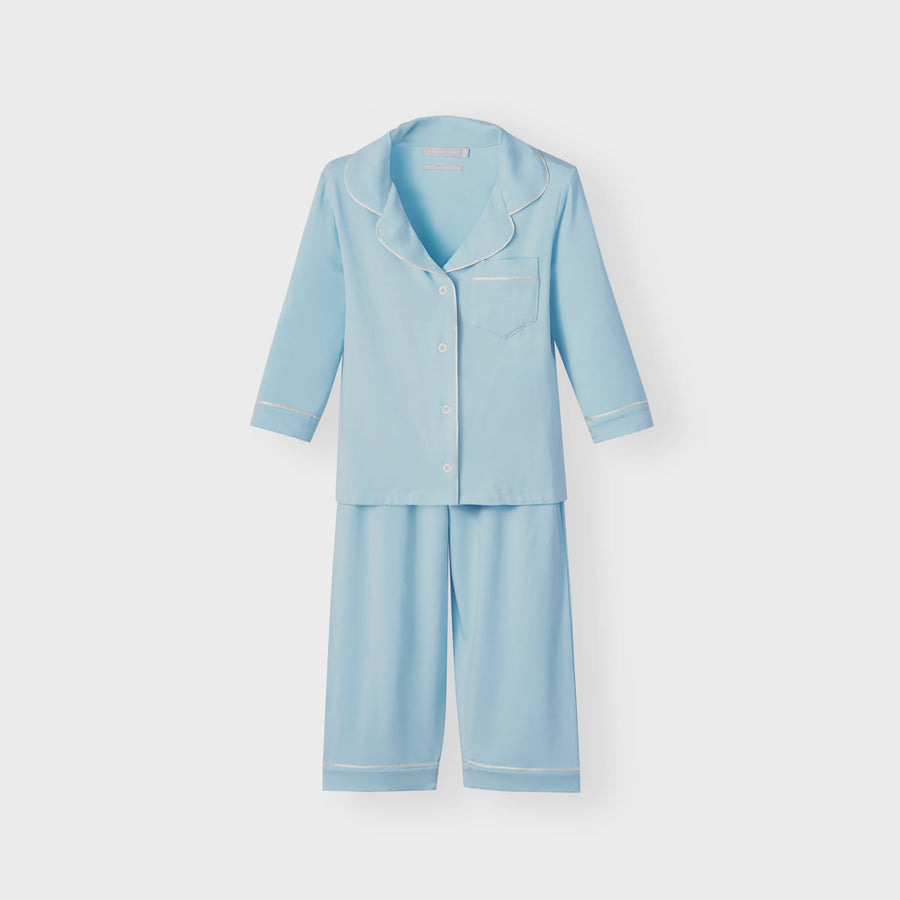 La Mimiland Mi Classic TENCEL Modal Long Sleeve Lounge Set Powder Blue