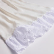 La Mimiland Mi Ruffle Lounge Dress Pearl White