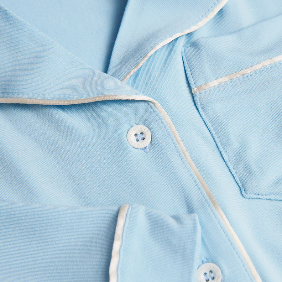La Mimiland Mi Classic TENCEL Modal Long Sleeve Lounge Set Powder Blue