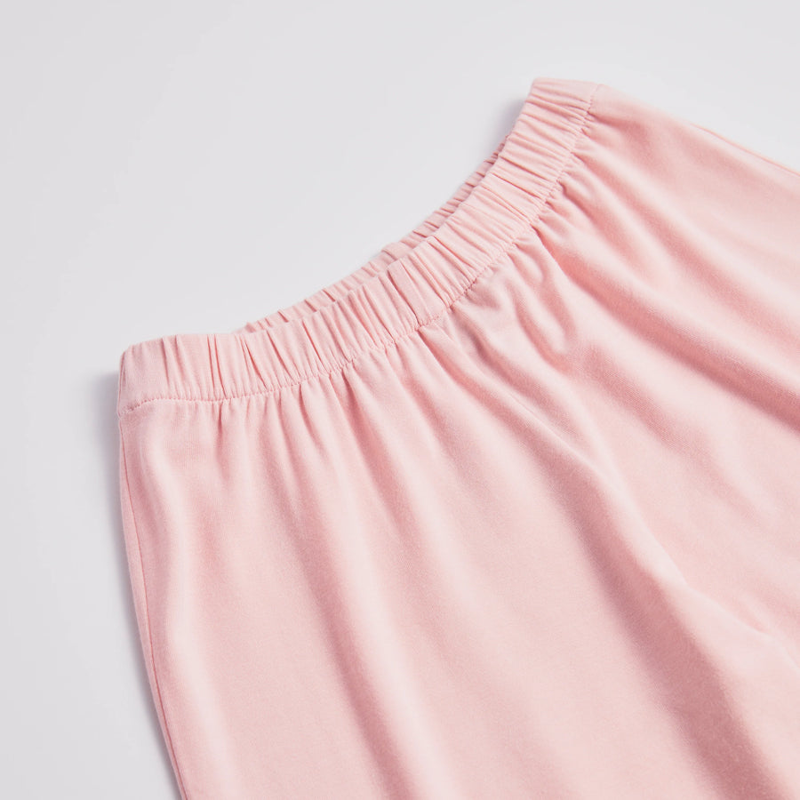 La Mimiland Mi Classic TENCEL Modal Long Sleeve Lounge Set Powder Pink
