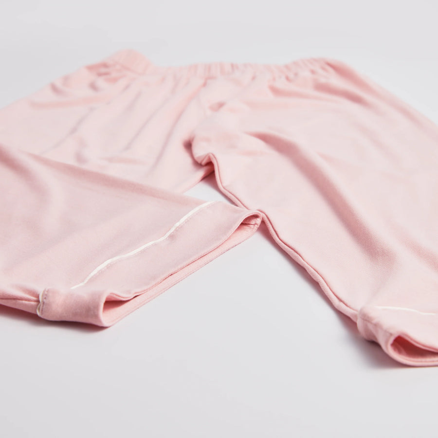 La Mimiland Mi Classic TENCEL Modal Long Sleeve Lounge Set Powder Pink