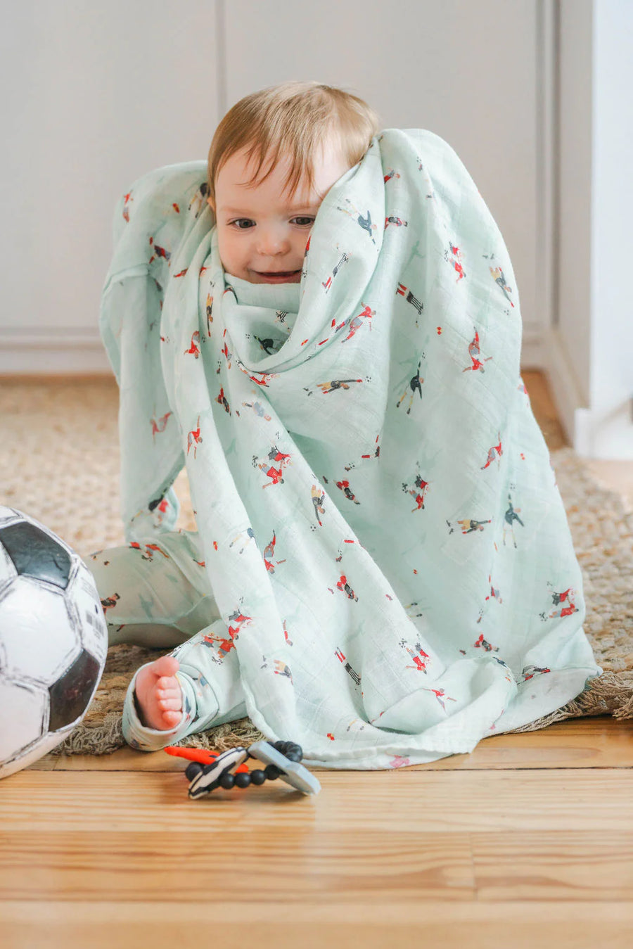 Loulou Lollipop Muslin Swaddle - The Beautiful Game
