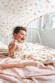 Loulou Lollipop Muslin Swaddle - French Breakfast