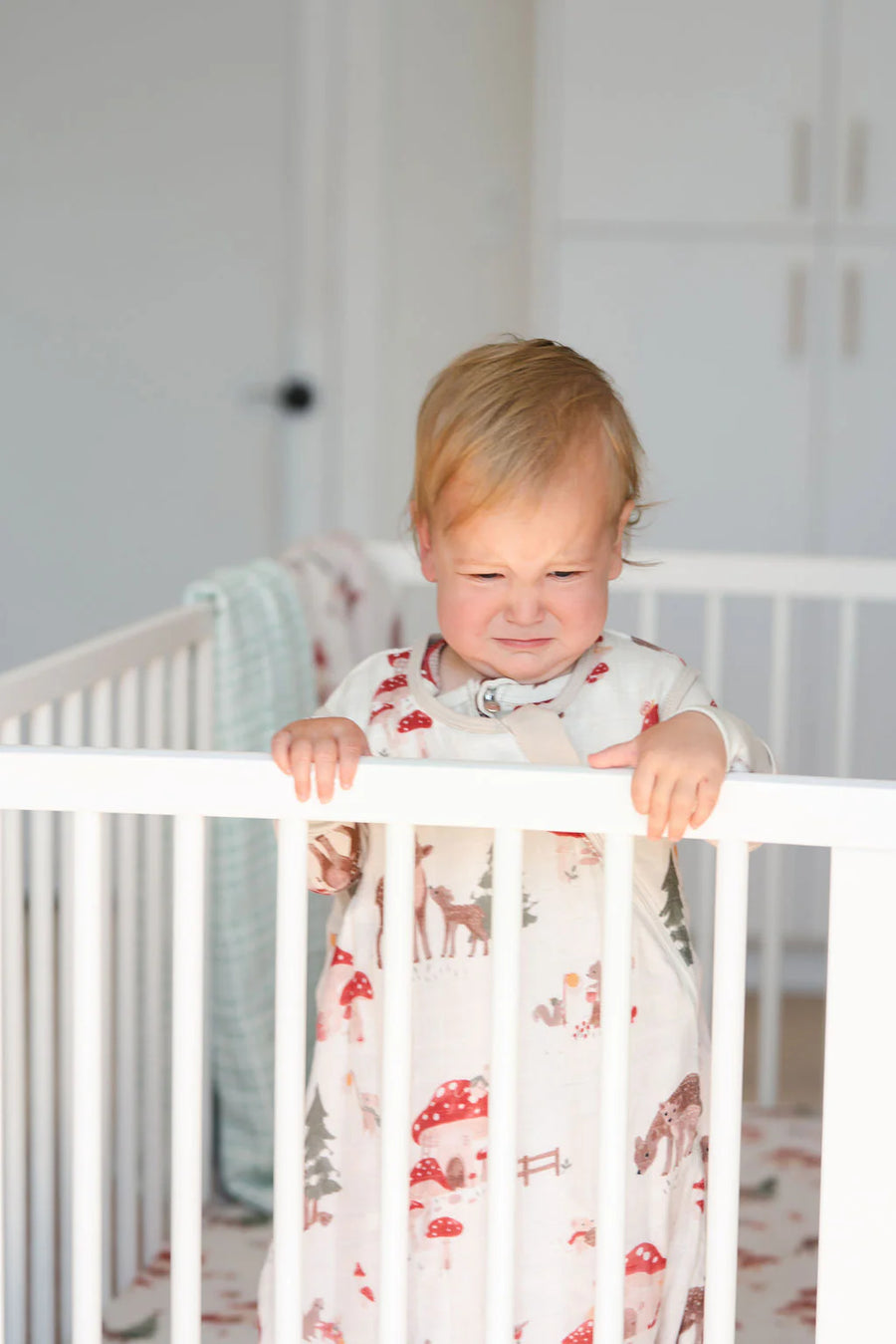 Loulou Lollipop Baby Bamboo Muslin Sleep Sack 0.5 TOG - Forest Families