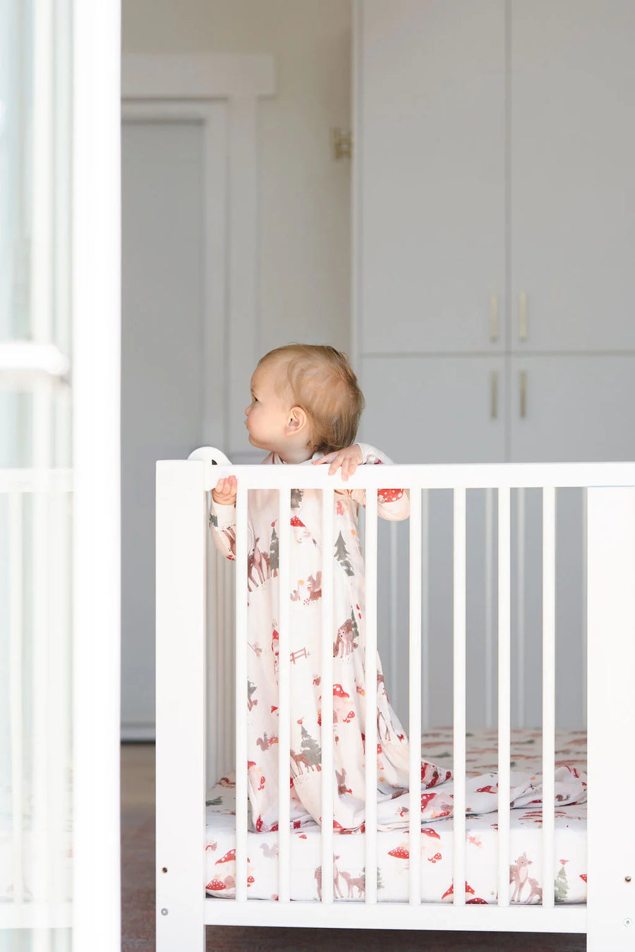 Loulou Lollipop Baby Bamboo Muslin Sleep Sack 0.5 TOG - Forest Families
