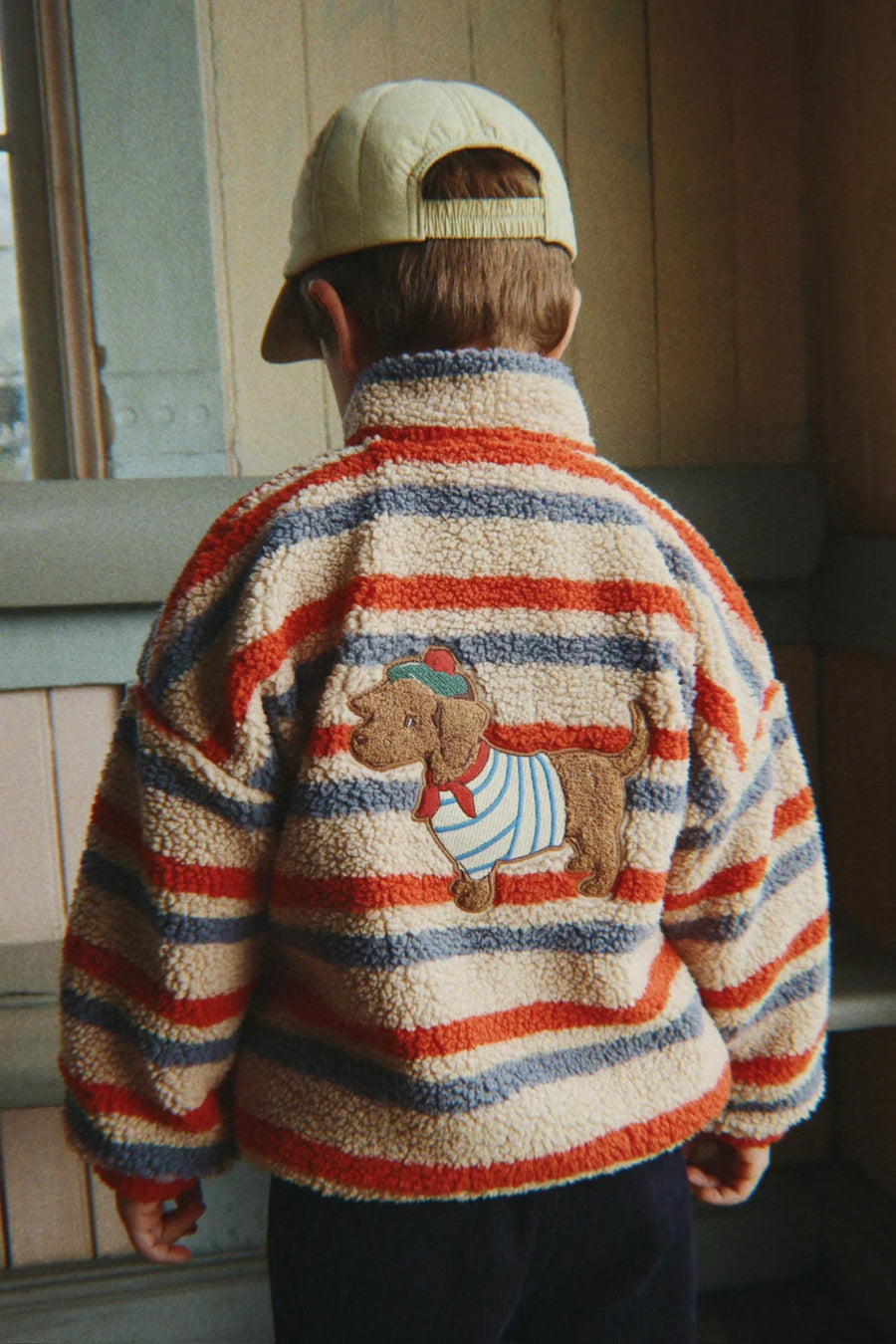 Konges Slojd JODY EMBROIDERY TEDDY JACKET GRS