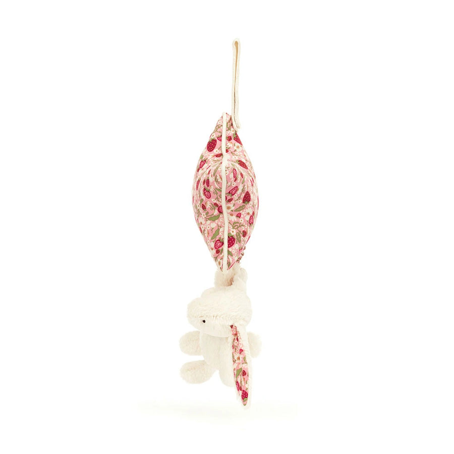 Jellycat Blossom Cream Bunny 'Berry' Musical Pull